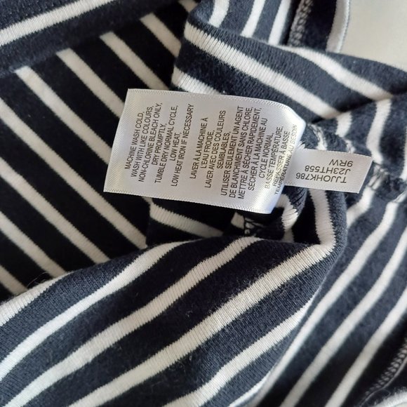 Tommy Hilfiger 𝅺White, Red & Blue Marine Striped Short Sleeves TShirt XL - Picture 9 of 11